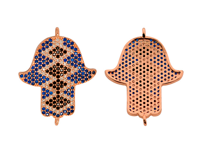 Link micropave mano hamsa 28x22mm B49/RP x und