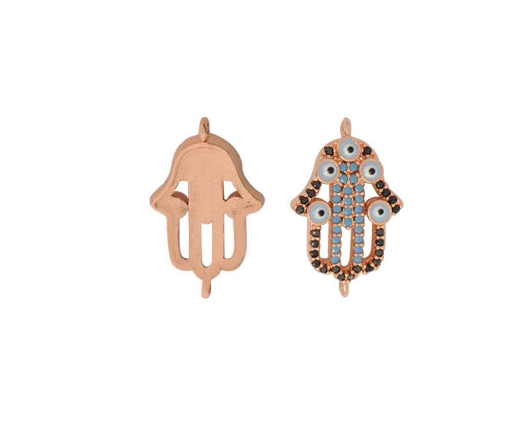 Link micropave mano hamsa 21x13mm B5/RP x und