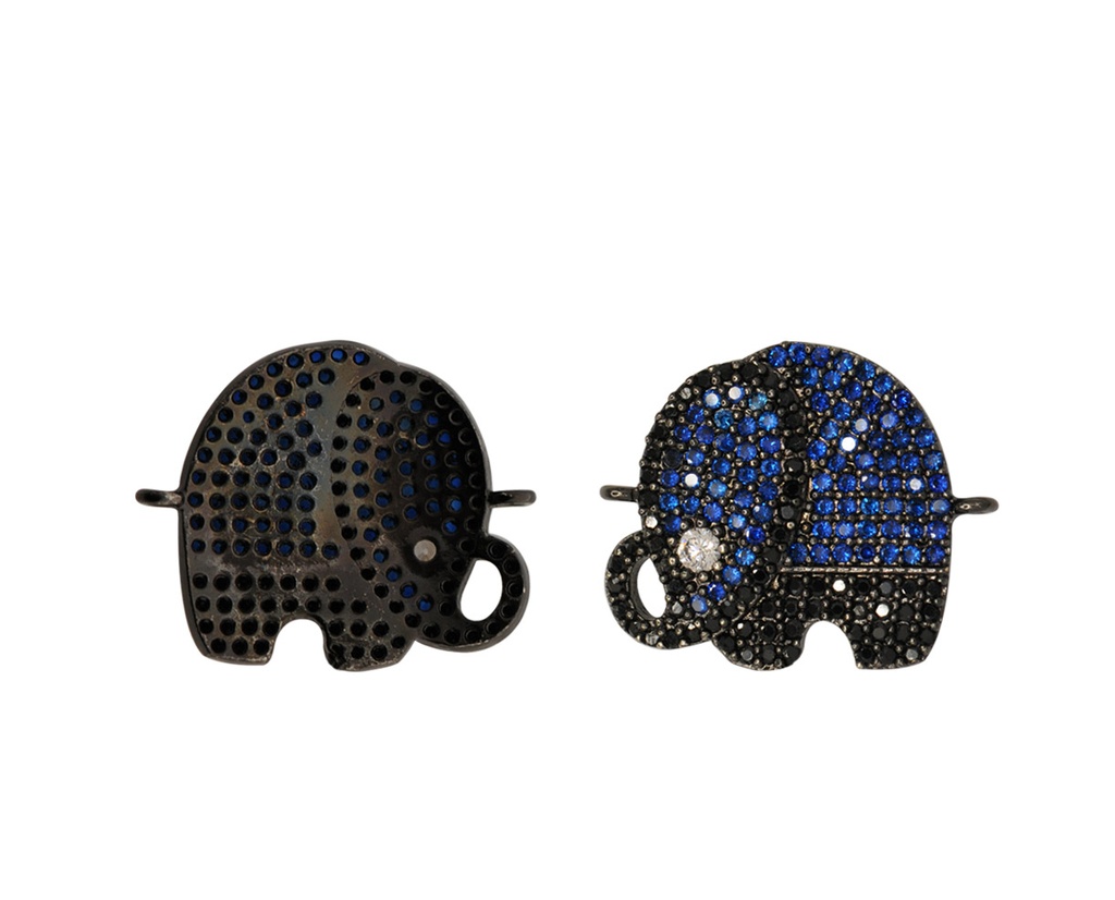 Link micropave elefante sapphire 23x19mm B48-1/BN x und