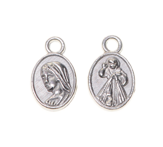 Dije virgen 130 13x8mm/NQ x 10unds