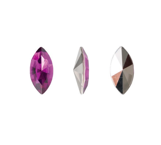 Acrilico K1015 marquesa con cono 6x12mm purpple 5 x und