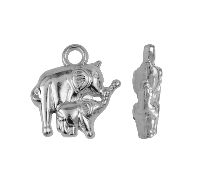 Herraje elefante  doble 23x21mm/NQ x und