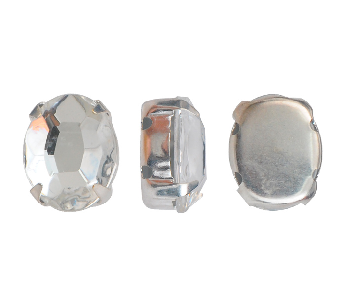 MC oval CBOCT 10x8H cristal base plata x und