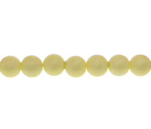 Perla sintetica redonda 6mm pastel yellow A-945 x 75 und