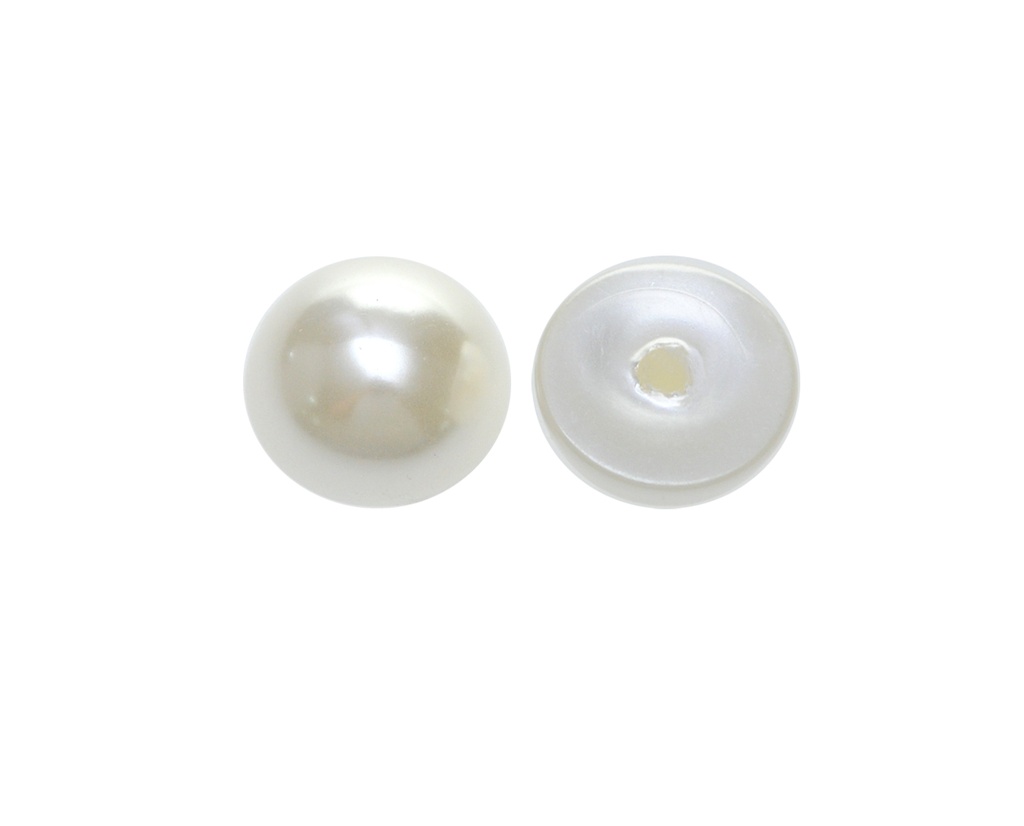 Perla sintetica plana back 1H 10mm cream A-03 x und