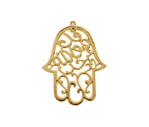 Mano hamsa 58x43mm H-9395/golfi x und