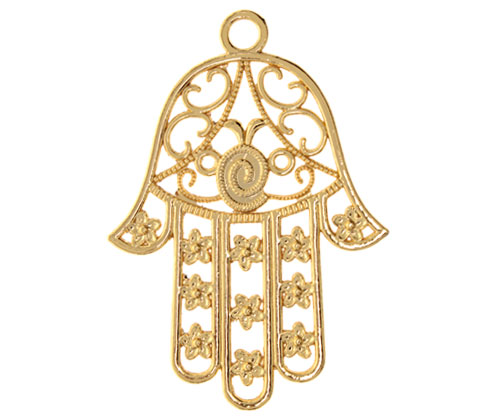 Mano hamsa 88x62mm H-10831/golfi x und