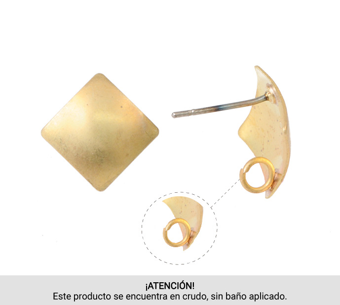 Aretes rombo 11mm/R x 10 pares