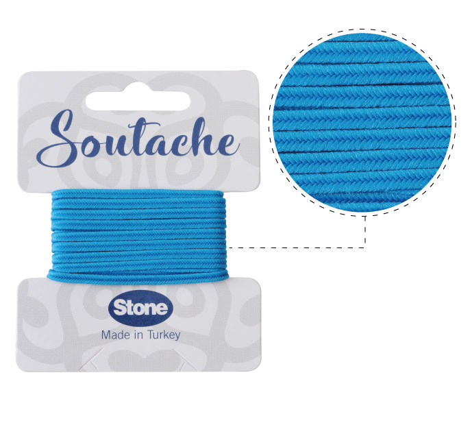 Cordon soutache 3mm peacock ST1340 x 2.5m