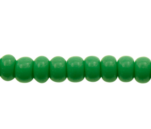 Sarta mostacilla checa 3mm verde x  270 und