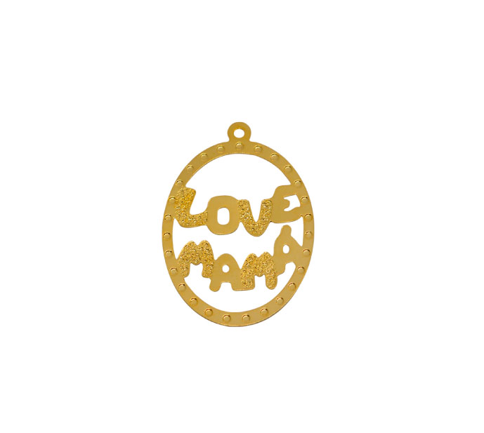 Dije circulo love ref 3744 35x24mm/Golfi x und