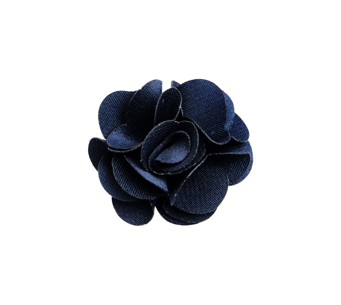 Flor tela 2.5cm 16 azul rey x und