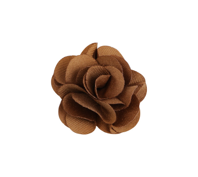 Flor tela 2.5cm 18 cafe x und