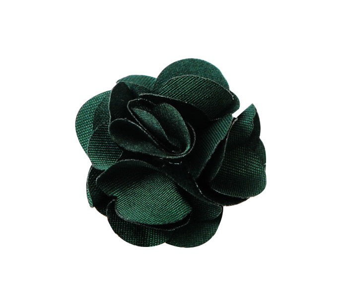 Flor tela 3.0cm 19 verde x und