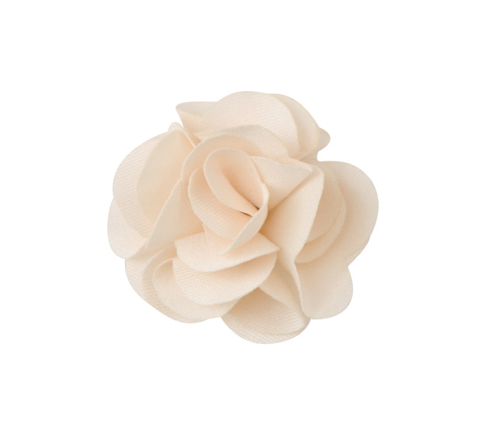 Flor tela 3.0cm 3 beige x und