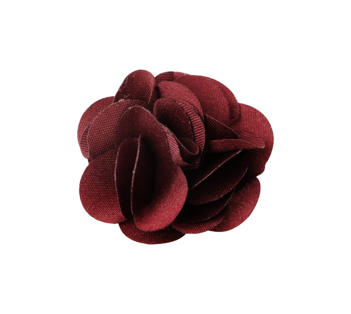 Flor tela 3.0cm 9 marsala x und