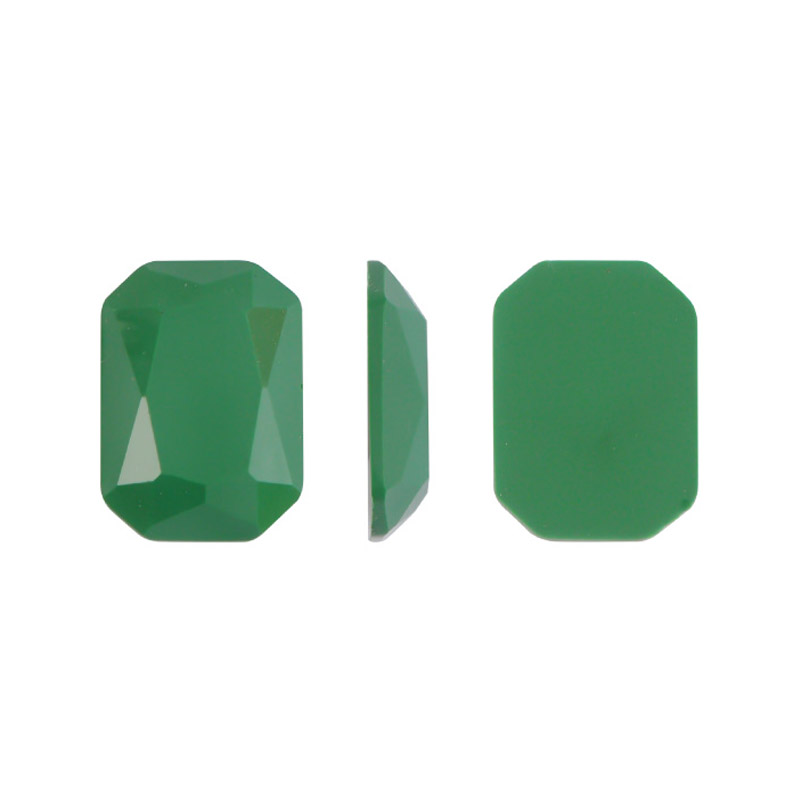 Acrilico 5019# rectangulo 13x18Bmm verde 53 x und