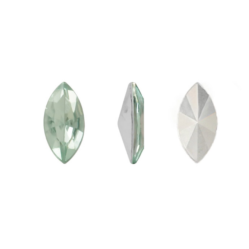 Acrilico K1015 marquesa con cono 3x6mm chrysolite 21 x und