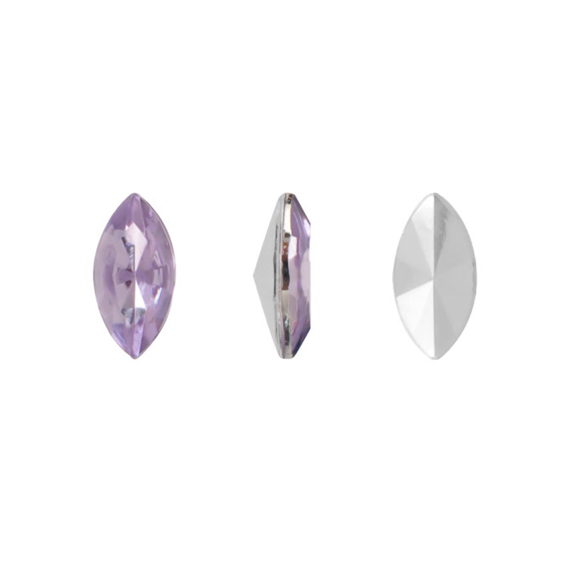 Acrilico K1015 marquesa con cono 3x6mm violet 9 x und