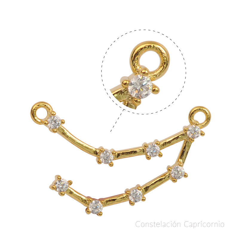 Dije micropave zodiaco capricornio/Golfi x und