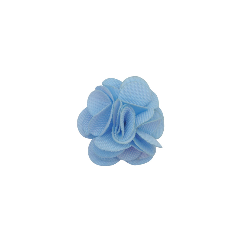 Flor tela 2.0cm 8 azul cielo x und