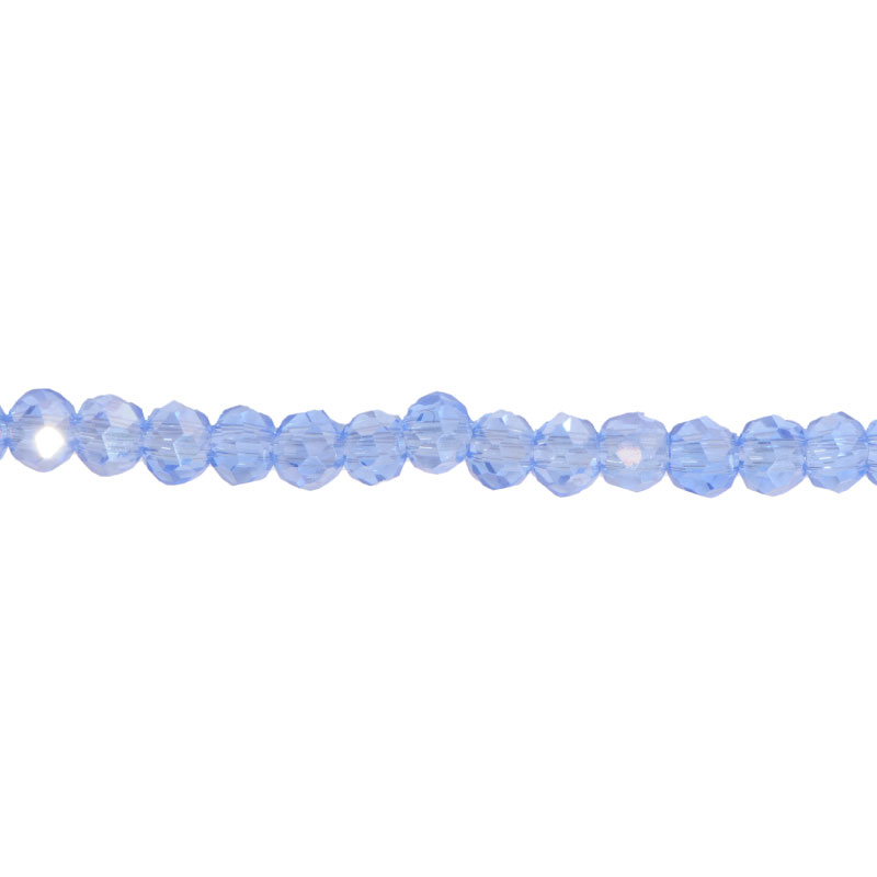 Murano rondela facetada 2mm light sapphire 2AB x 159unds