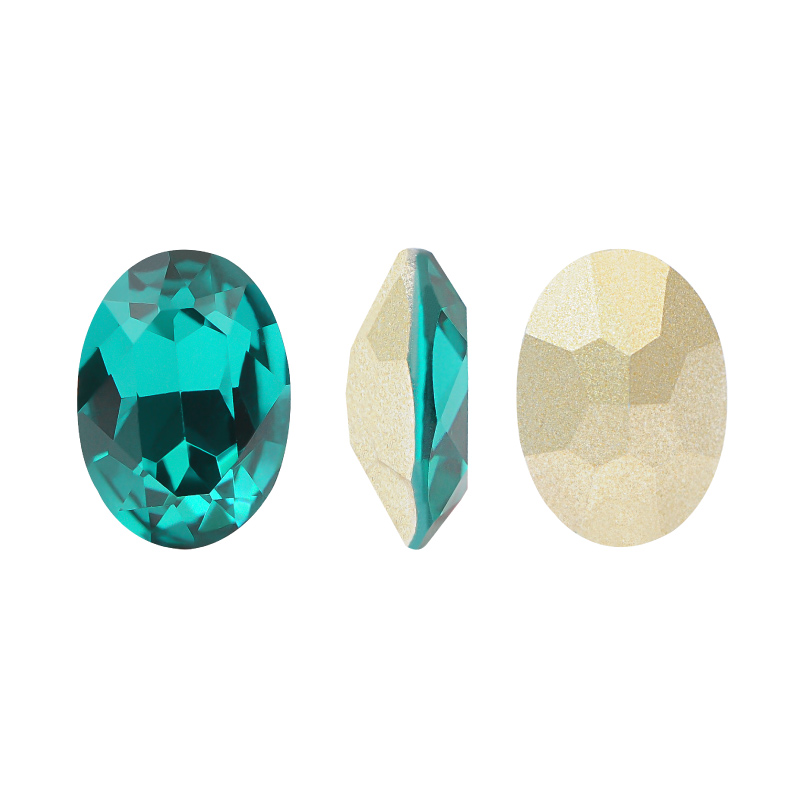 4120CH oval 10x14mm T229 blue zircon x und