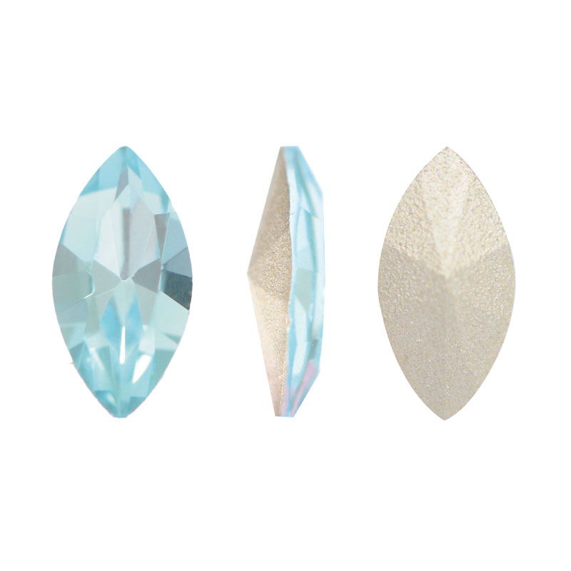 4228CH navette 5x10mm T202 aquamarine x und