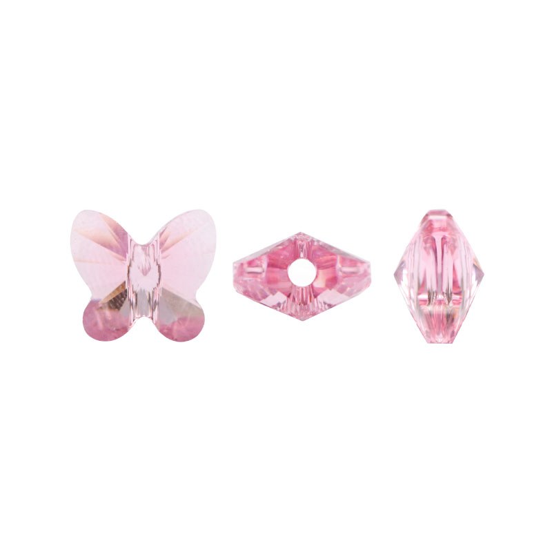 5754 swarovski mariposa light rose 8mm x und