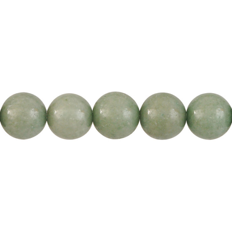 Sarta redonda fossil 10mm 1-43 verde x 40unds