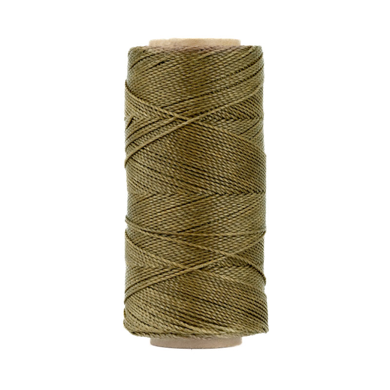 Cordon encerado linhasita 1mm 612 khaki x 168m