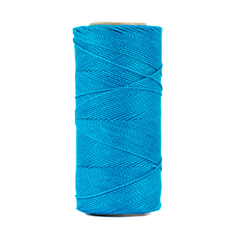 Cordon encerado linhasita 1mm 707 azul x 168m