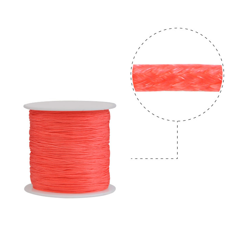 Hilo taiwanes 0.5mm 184 pink coral x rollo 150yd