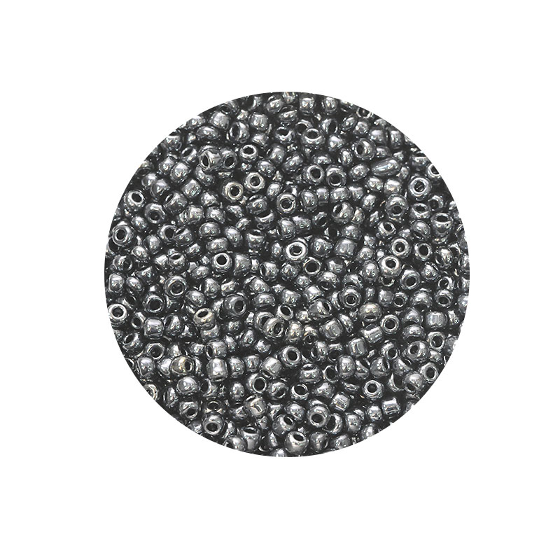 Mostacilla china 8/0-3mm hematite x 500g