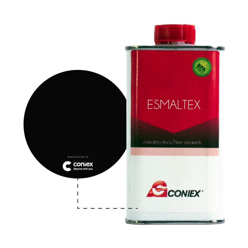 Resina esmaltex coniex 911 negro x 250g