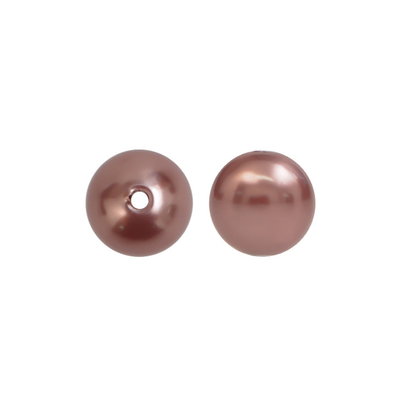 Perla sintetica redonda 10mm bronze A62 x und