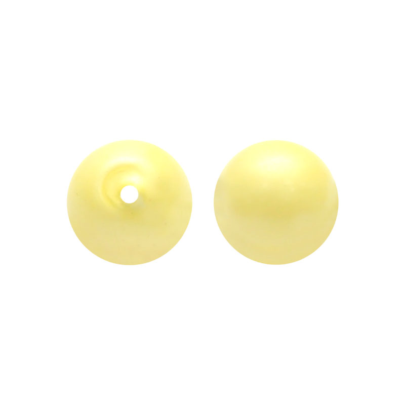 Perla sintetica redonda 6mm pastel yellow A-945 x und