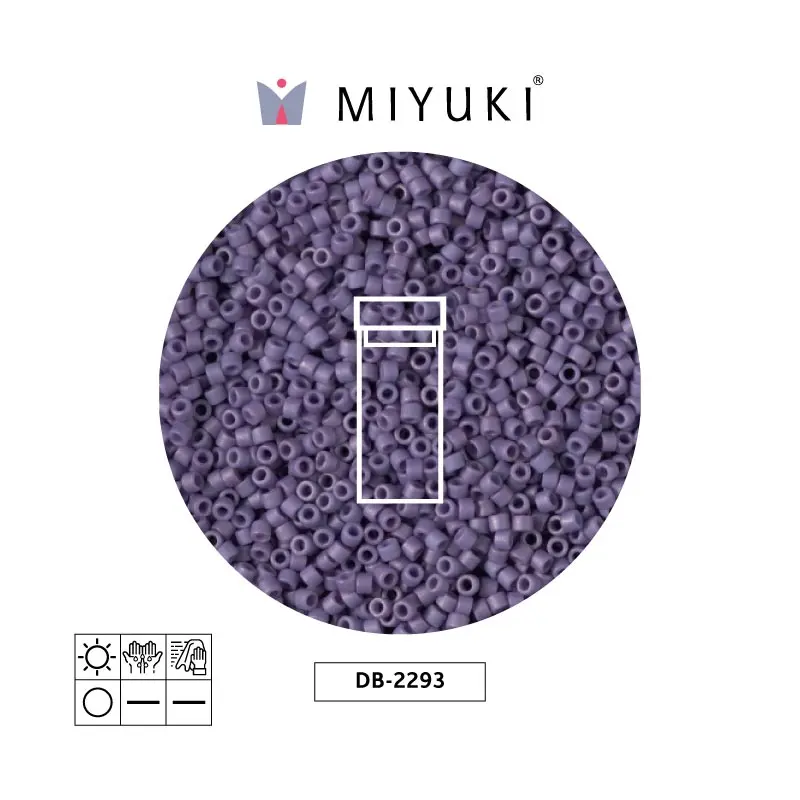 Miyuki delica 11/0 DB2293 opa glazed purple x 3g