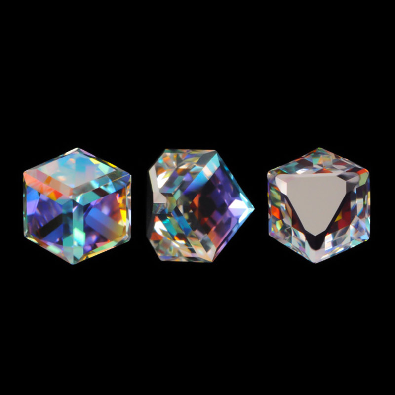 4841 swarovski cubo crystal AB/CALVZ 8mm x und