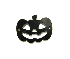 Calabaza acrilica negra 15x19mm x und