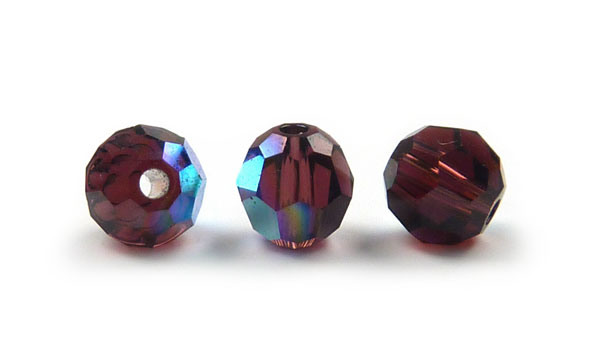 5000 swarovski esfera burgundy AB 4mm