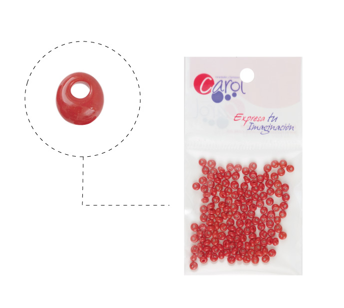 Toho magatama beads 3mm MA45 coral x 5 gramos