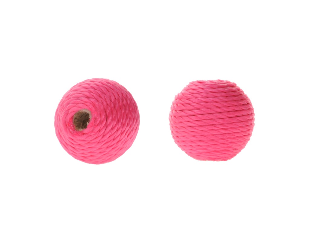 Thread bead 14mm 7 fucsia x und