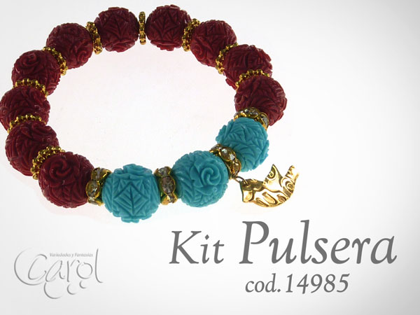 Pulsera coral rose beat