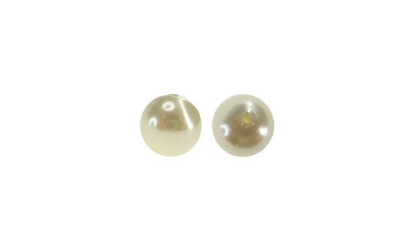 Perla sintetica redonda 1H 3mm cream A-03 x und