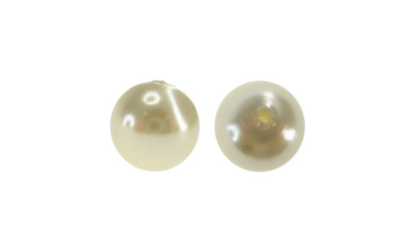 Perla sintetica redonda 1H 5mm cream A-03 x und