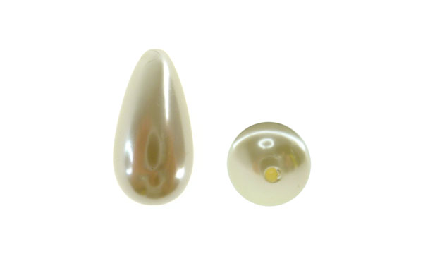 Perla sintetica gota 7x13mm cream CX-902 x und