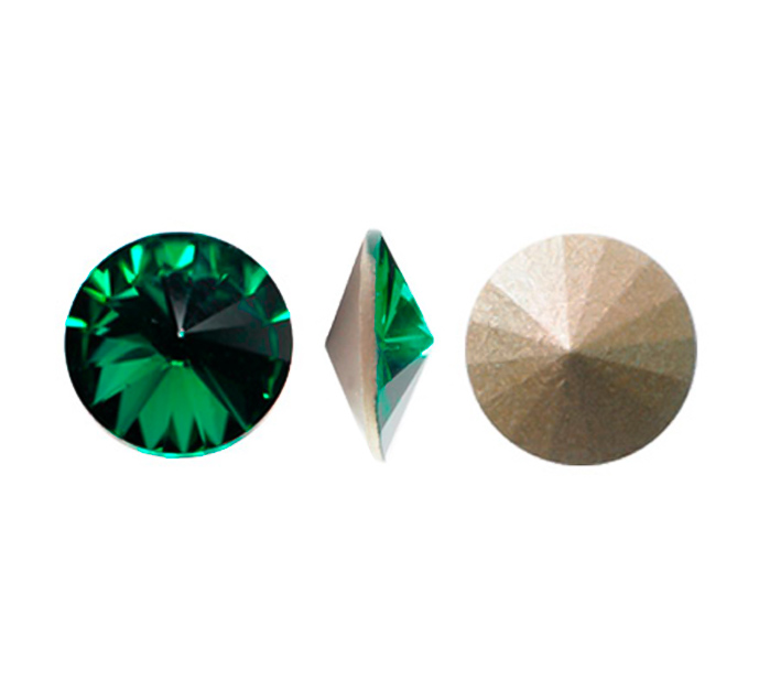 1122CH rivoli 12mm T205 emerald x und