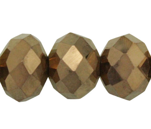 Rondela #11318 14x18mm metalic copper x 32unds