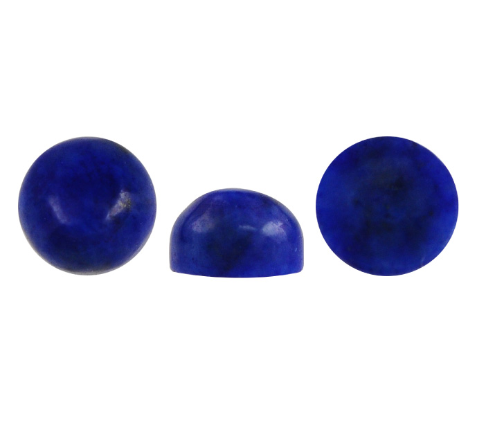 Cabuchon redondo 4mm lapis lazuli x und